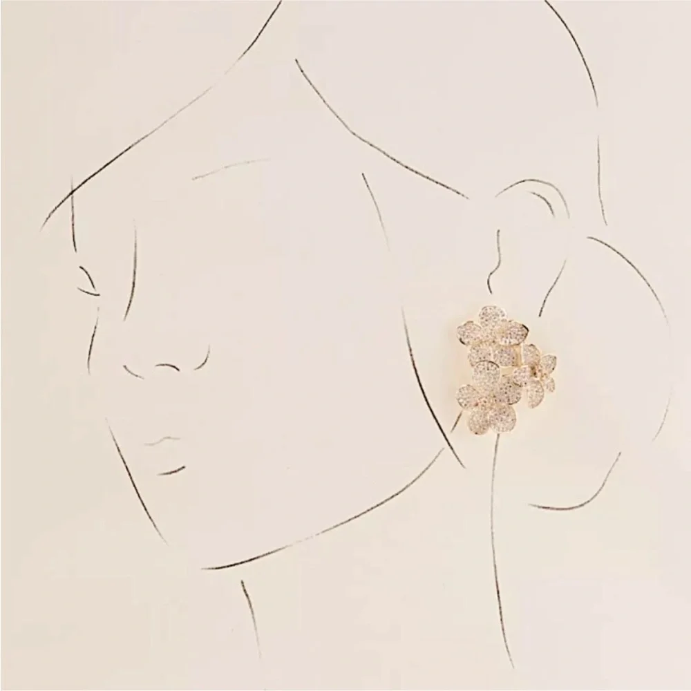 ANTHROPOLOGIE by Maddie Maira Floral Earrings - Picture 2 of 5